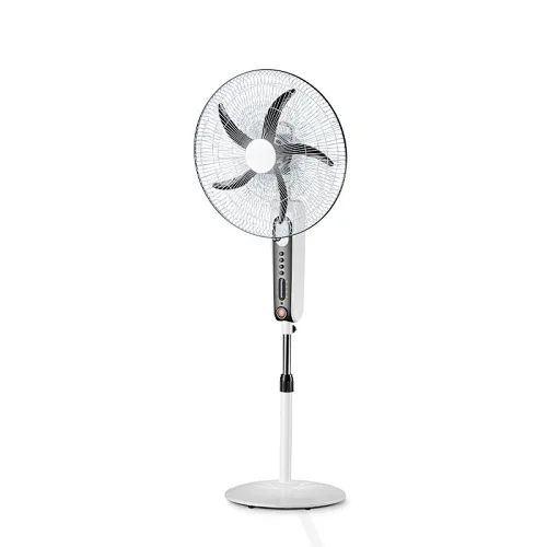 rechargeable solar fan